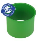 Kołnierz kosza nablatowy okrągły MERIDA STELLA GREEN LINE, zielony