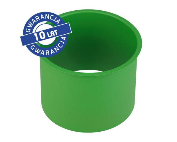 Kołnierz kosza nablatowy okrągły MERIDA STELLA GREEN LINE, zielony