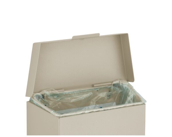 Kosz do damskich toalet MERIDA STELLA SILK GREY LINE 4,5 l, szary jedwabisty Kosz do damskich toalet MERIDA STELLA SILK GREY LINE 4,5 l, szary jedwabisty