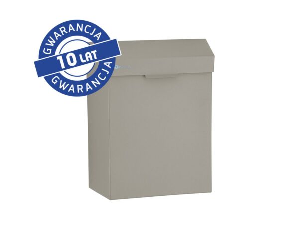 Kosz do damskich toalet MERIDA STELLA STONE GREY LINE 4,5 l, szary kamienny