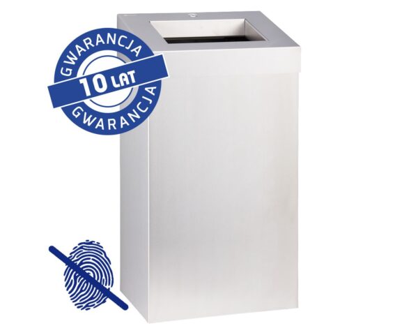 Kosz otwarty MERIDA STELLA - 45 l, stal matowa z powłoką AFP Kosz otwarty MERIDA STELLA - 45 l, stal matowa z powłoką AFP