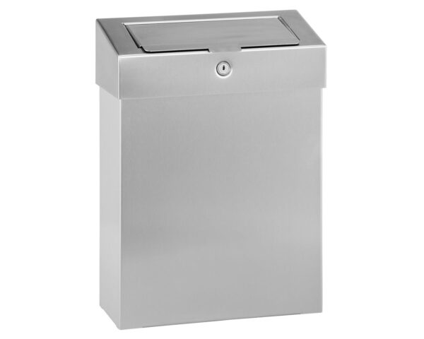 Kosz do damskich toalet MERIDA STELLA, pojemność 10 l, stal matowa Kosz do damskich toalet MERIDA STELLA, pojemność 10 l, stal matowa