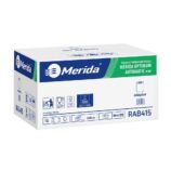 Ręczniki papierowe w roli z adaptorem, MERIDA OPTIMUM AUTOMATIC MINI ECOLABEL, dwuwarstwowe, białe, średnica 14,5 cm, długość 140 m, karton 6 rolek