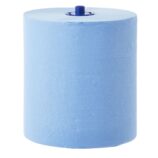 Ręczniki papierowe w roli z adaptorem MERIDA TOP AUTOMATIC MAXI, niebieskie, średnica 19,5 cm, długość 240 m, dwuwarstwowe, karton 6 rolek