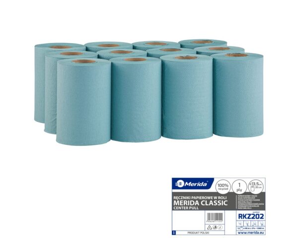 Pojemnik na ręczniki w roli MERIDA HARMONY za 50 zł netto przy zakupie 2 opakowań ręczników w roli MERIDA CLASSIC MINI RKZ202 (24 x 90 m = 2 160 m)