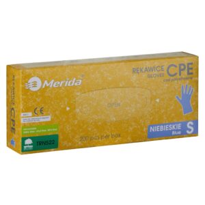 Rękawice hybrydowe antypoślizgowe niebieskie, opakowanie 200 szt., rozmiar S