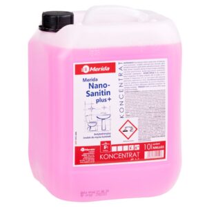 MERIDA NANO SANITIN PLUS środek do mycia i dezynfekcji pomieszczeń i urządzeń sanitarnych, kanister 10 l