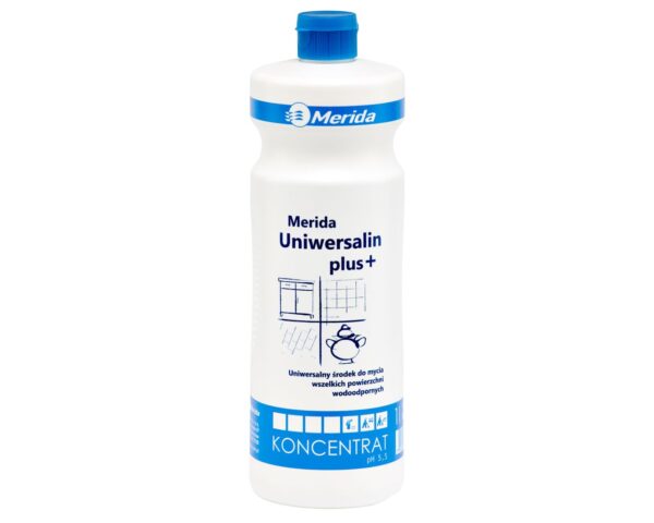 MERIDA UNIWERSALIN PLUS uniwersalny środek do mycia powierzchni wodoodpornych, butelka 1 l