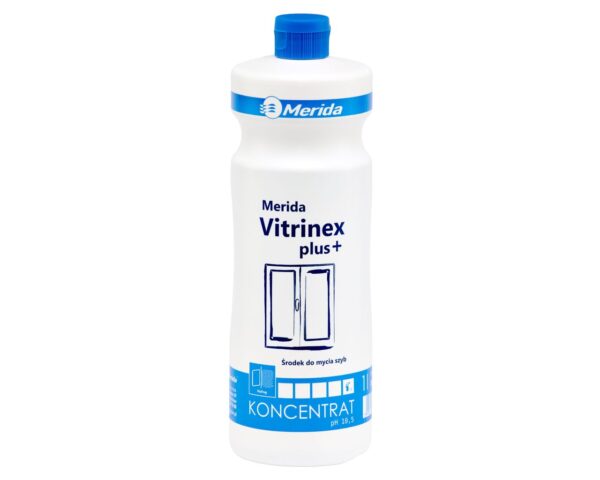 MERIDA VITRINEX PLUS środek do mycia szyb i powierzchni szklanych, butelka 1 l