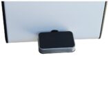 Kosz z przyciskiem pedałowym, prostokątny 7 l, metalowy, biały