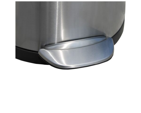 Kosz pedałowy TOP SILENT LUNA, pojemność 30 l, stal matowa Kosz pedałowy TOP SILENT LUNA, pojemność 30 l, stal matowa