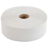 Papier toaletowy MERIDA CLASSIC , biały, średnica 28 cm, długość 480 m, jednowarstwowy, zgrzewka 6 szt., ECOLABEL