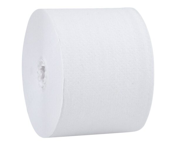 Papier toaletowy bez gilzy MERIDA CLASSIC, biały, średnica 12 cm, długość 125 m, jednowarstwowy, karton 18 szt, ECOLABEL Papier toaletowy bez gilzy MERIDA CLASSIC, biały, średnica 12 cm, długość 125 m, jednowarstwowy, karton 18 szt, ECOLABEL