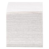 Papier toaletowy w listkach MERIDA CLASSIC, biały, jednowarstwowy, karton 9000 szt., ECOLABEL