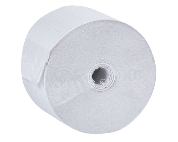 Papier toaletowy bez gilzy MERIDA OPTIMUM, biały, średnica 12 cm, długość 85 m, dwuwarstwowy, karton 18 szt., ECOLABEL Papier toaletowy bez gilzy MERIDA OPTIMUM, biały, średnica 12 cm, długość 85 m, dwuwarstwowy, karton 18 szt., ECOLABEL