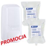 Dozownik mydła w pianie MERIDA HARMONY i 2 wkłady z mydłem MERIDA HARMONY LUX BEZWONNE