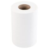 Ręczniki papierowe w roli MERIDA TOP MINI, białe, średnica 13 cm, długość 70 m, dwuwarstwowe, zgrzewka 12 rolek, ECOLABEL