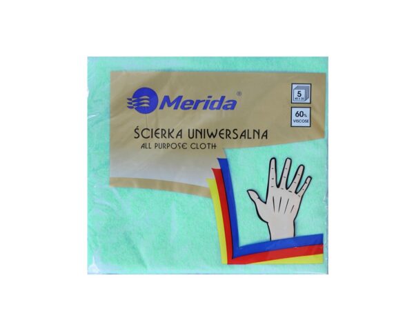 Ścierka uniwersalna zielona, paczka 5 szt. Ścierka uniwersalna zielona, paczka 5 szt.