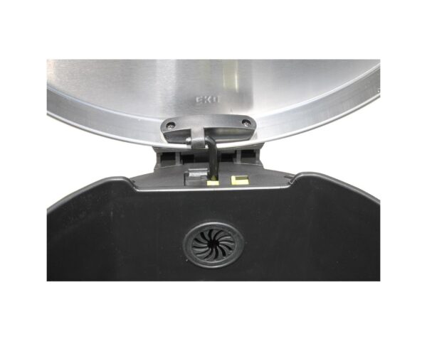 Kosz pedałowy TOP SILENT LUNA, pojemność 30 l, stal matowa Kosz pedałowy TOP SILENT LUNA, pojemność 30 l, stal matowa