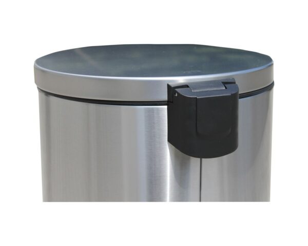 Kosz pedałowy TOP SILENT LUNA, pojemność 5 l, stal matowa Kosz pedałowy TOP SILENT LUNA, pojemność 5 l, stal matowa