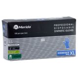 Rękawice winylowo - nitrylowe, niebieskie, rozmiar XL, opakowanie 100 szt.
