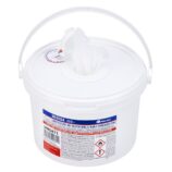 Chusteczki nasączone do chirurgicznej i higienicznej dezynfekcji rąk i powierzchni MERIDA POLANA DDR+, wiadro 3 l, rolka 44,5 m, 445 listków