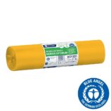 Worki na śmieci 120 l, MERIDA OPTIMUM BLUE ANGEL, żółte, 70x110 cm, rolka 50 szt.