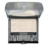 Pojemnik na serwetki gastronomiczne, czarny, tworzywo sztuczne, nablatowy, obrotowy