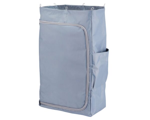 Worek z tworzywa sztucznego 120 l, zapinany na zamek, szary Worek z tworzywa sztucznego 120 l, zapinany na zamek, szary