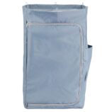 Worek z tworzywa sztucznego 120 l, zapinany na zamek, szary