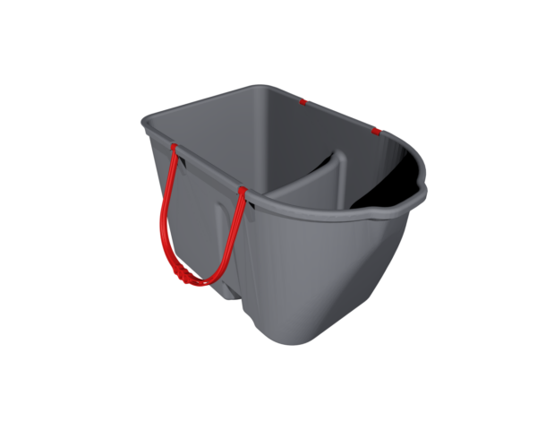 Podwójne wiadro 15 l + 10 l, czerwona rączka